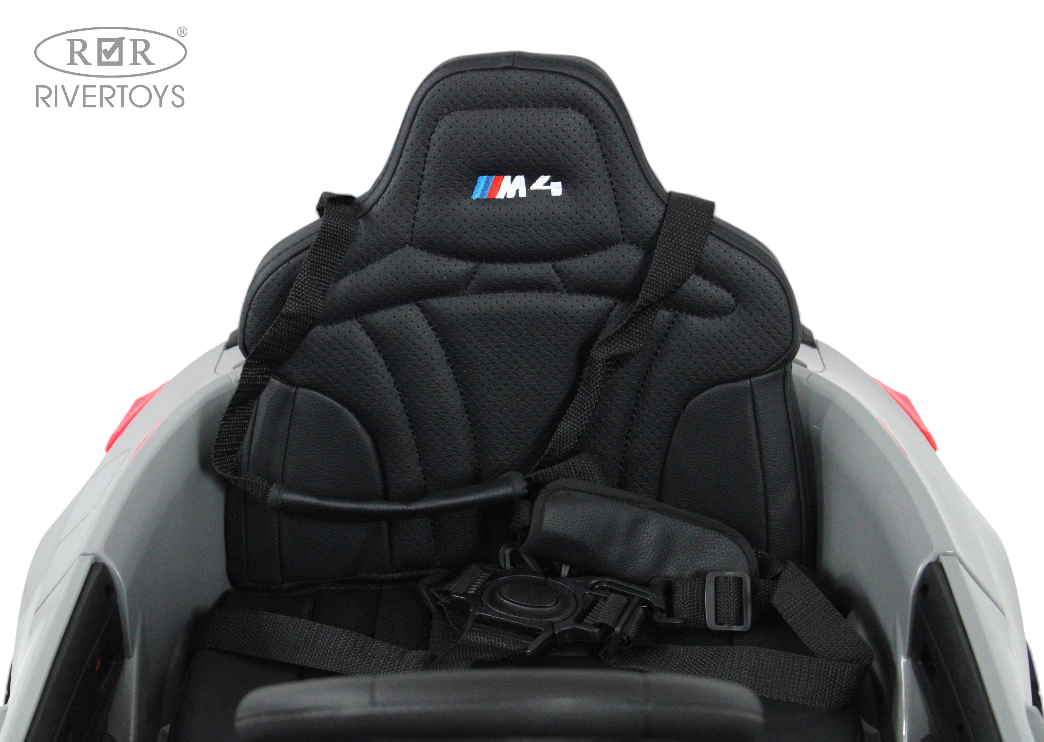 Электромобиль RIVERTOYS BMW A004AA-BMW-GREY С пультом ДУ - фото 21