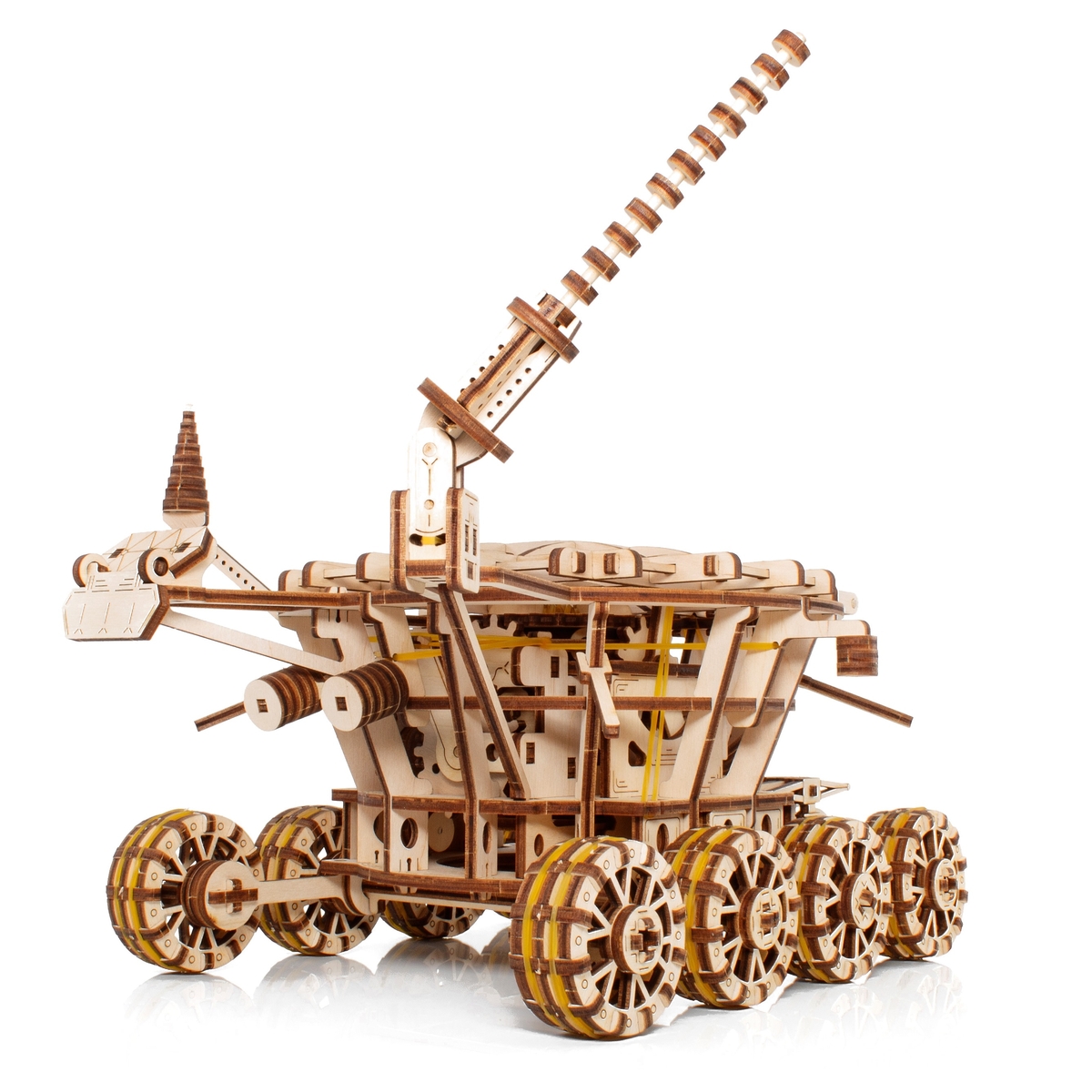 Конструктор Eco Wood Art Робот Луноход деревянный - фото 7