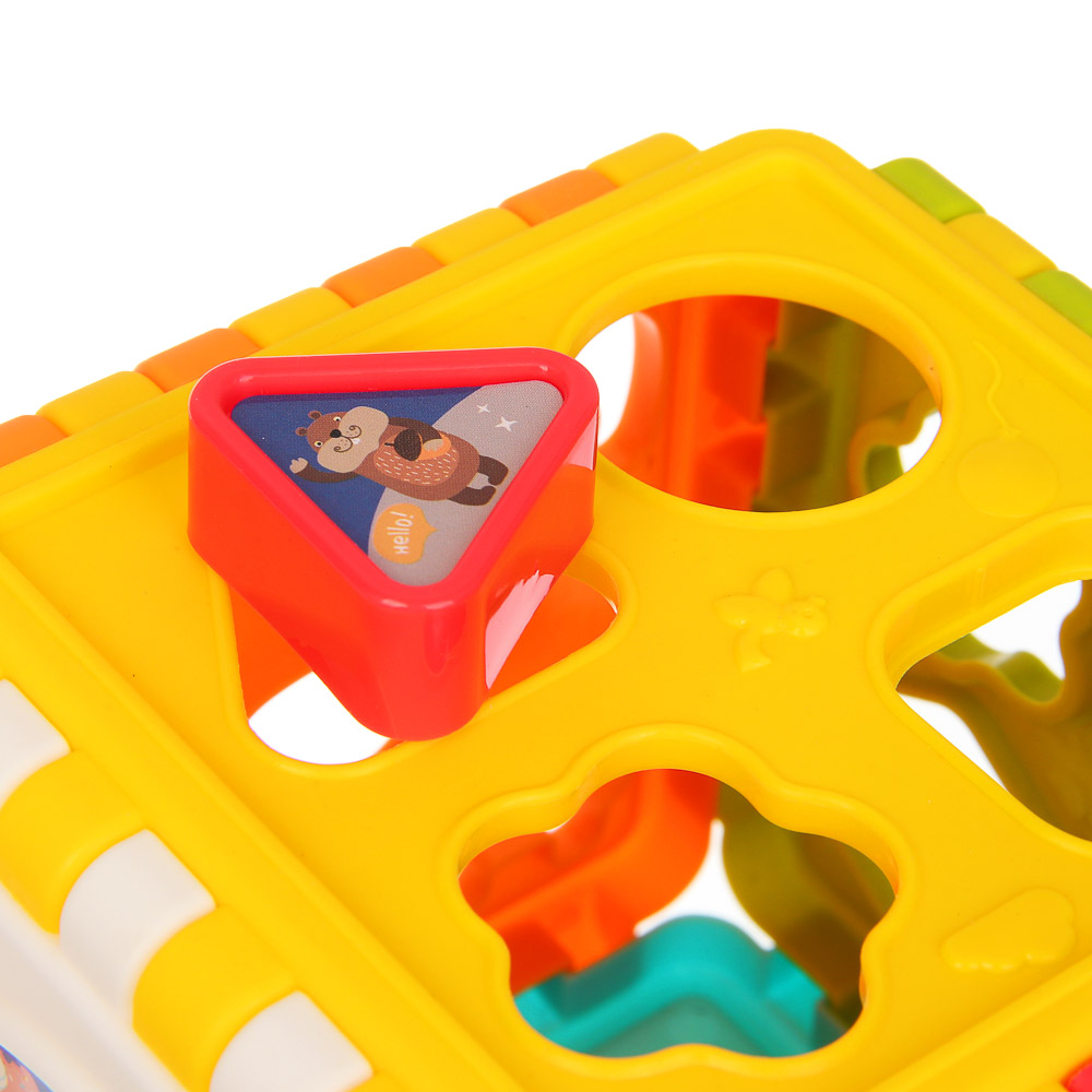 Игрушка Игроленд бизиборд сортер Бизикуб - фото 9