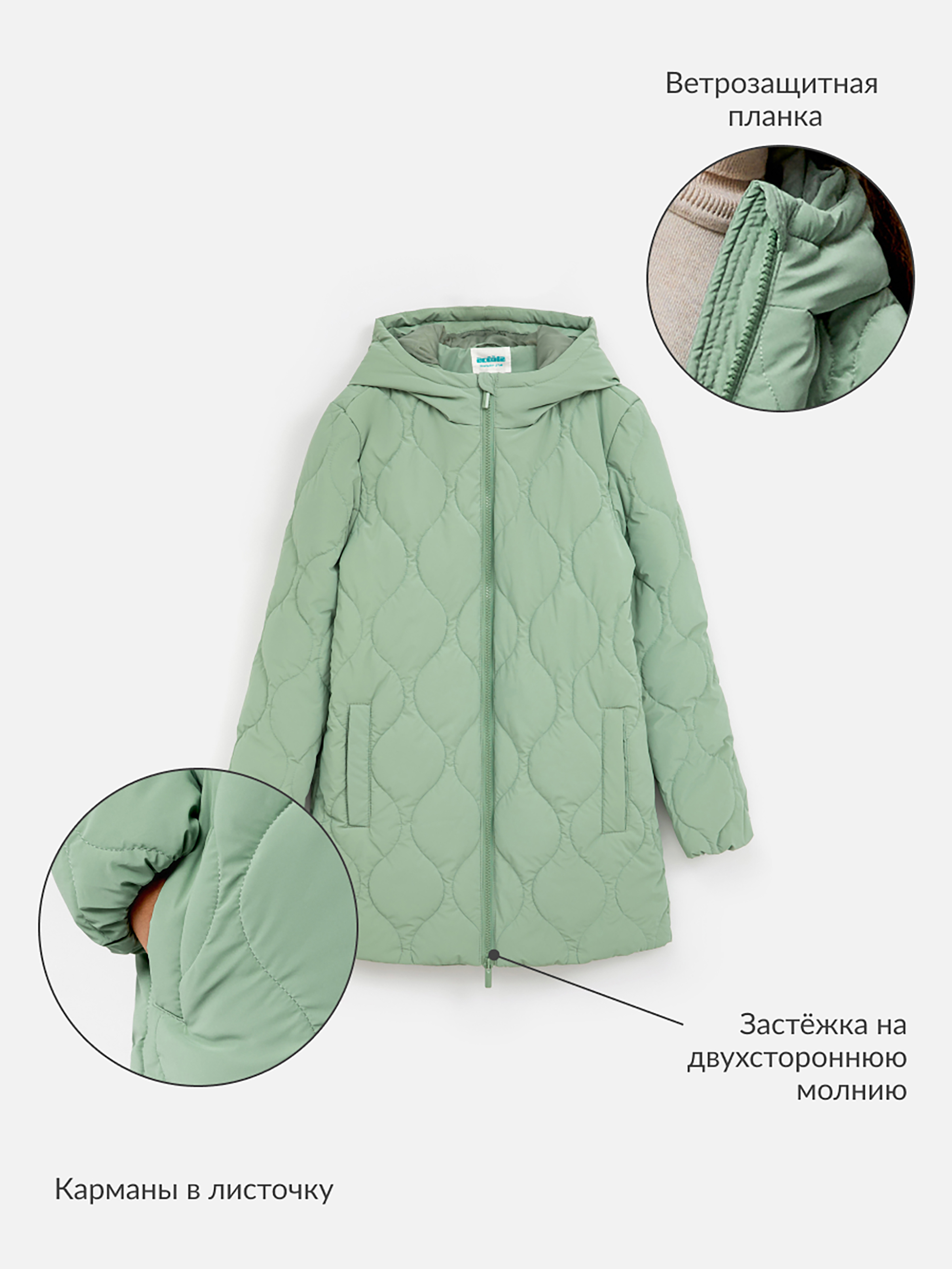 Пальто Acoola 20220670016_0072701 - фото 4