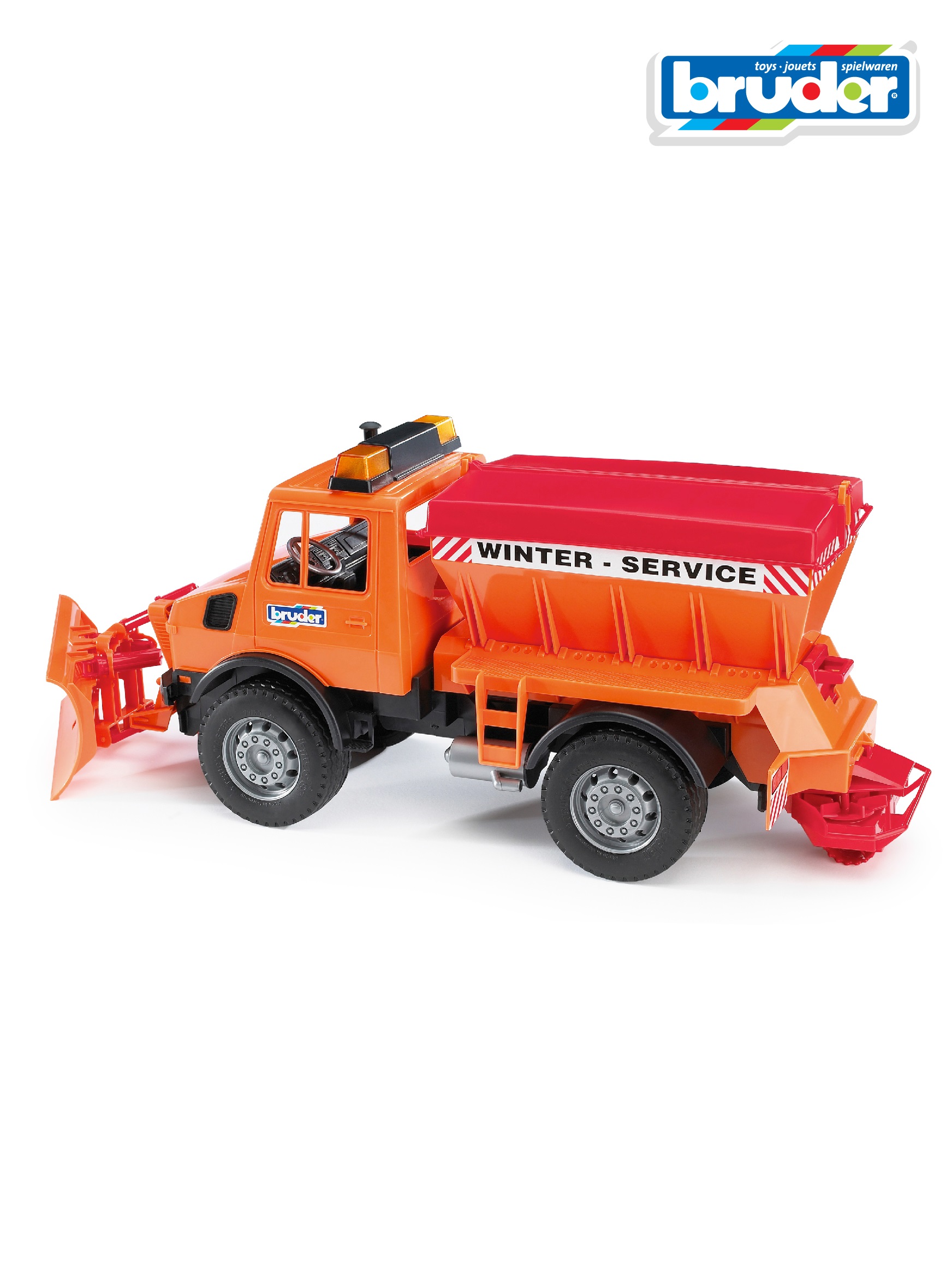 Уборочная машина Bruder Mercedes-Benz снегоуборочная 02-572 - фото 1