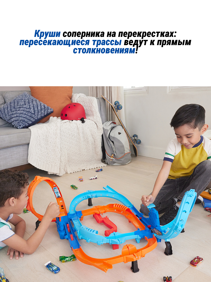 Трек Hot Wheels Взрывной запуск с машинками HXR71 - фото 3