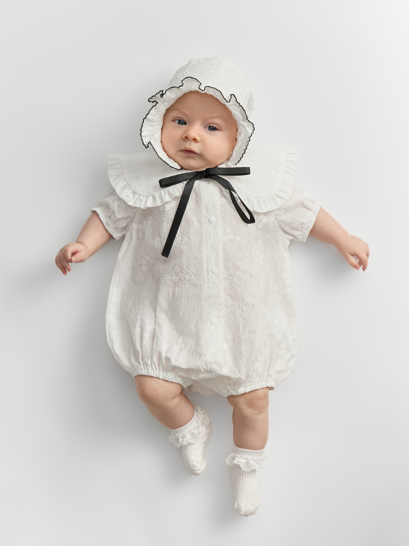 Песочник и чепчик Happy Baby 88673-0_white - фото 1