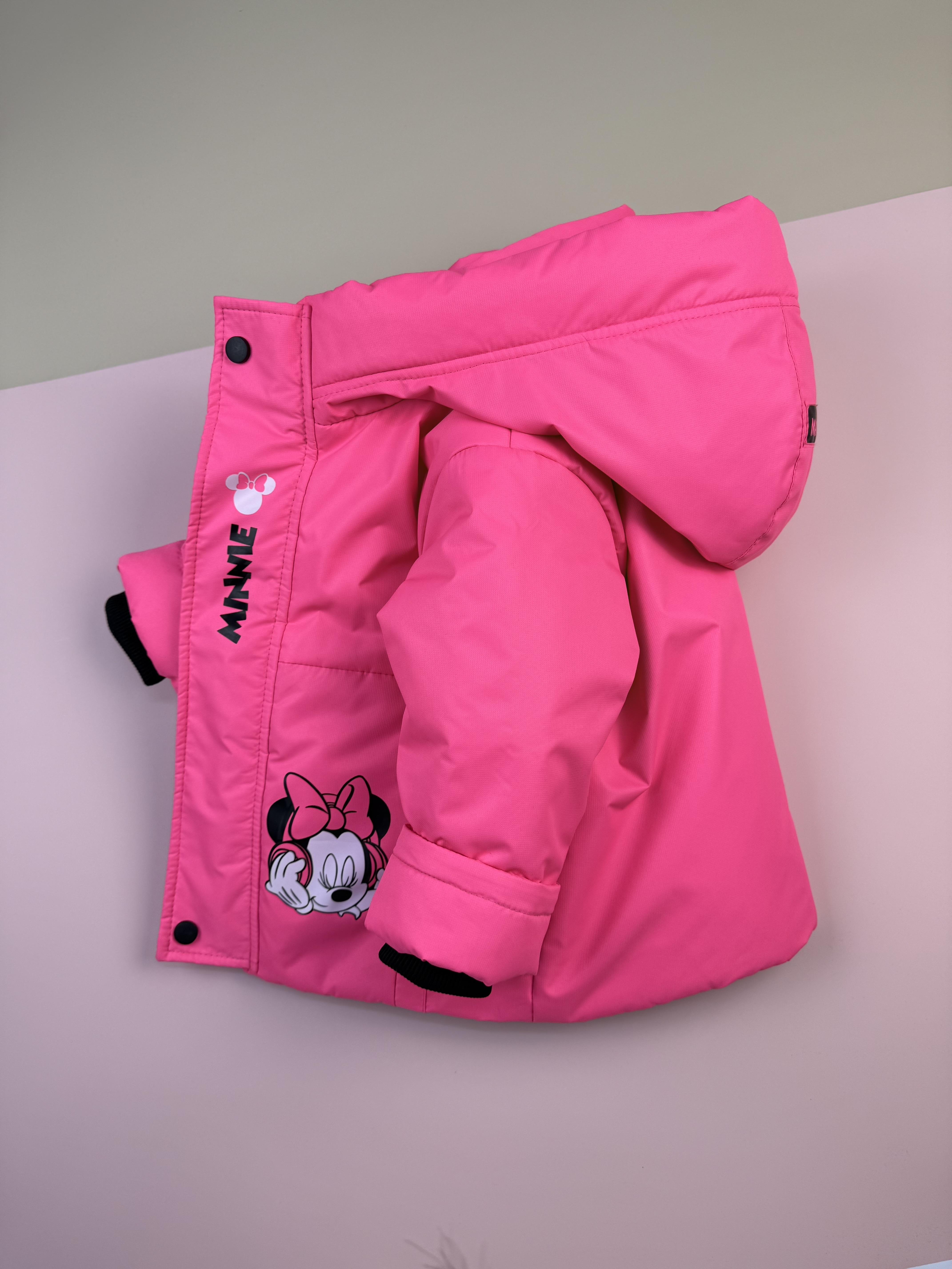 Куртка MAKIDS Куртка_Минни_с_бантом_МБ_зима_розовый - фото 2