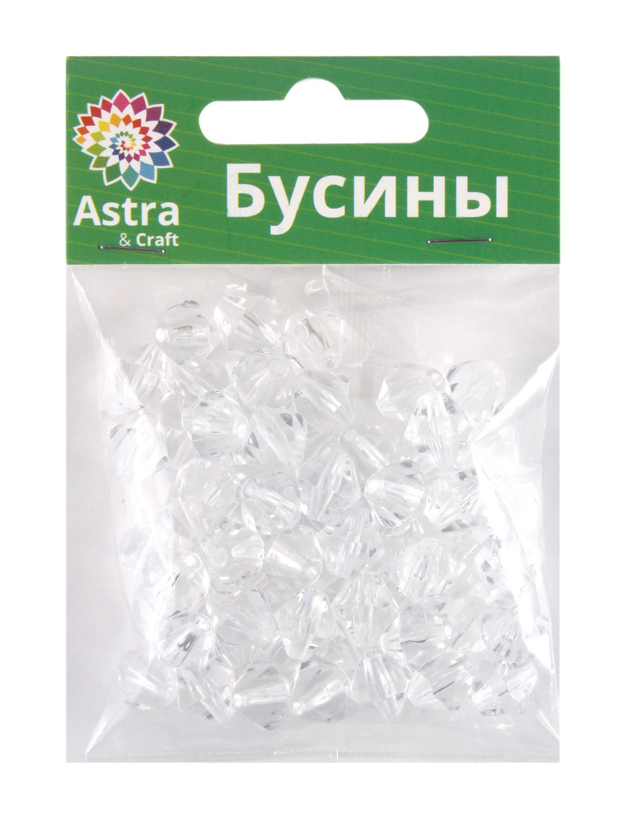 Набор для творчества Astra Craft Бусины 10 мм 25 г биконус - фото 7