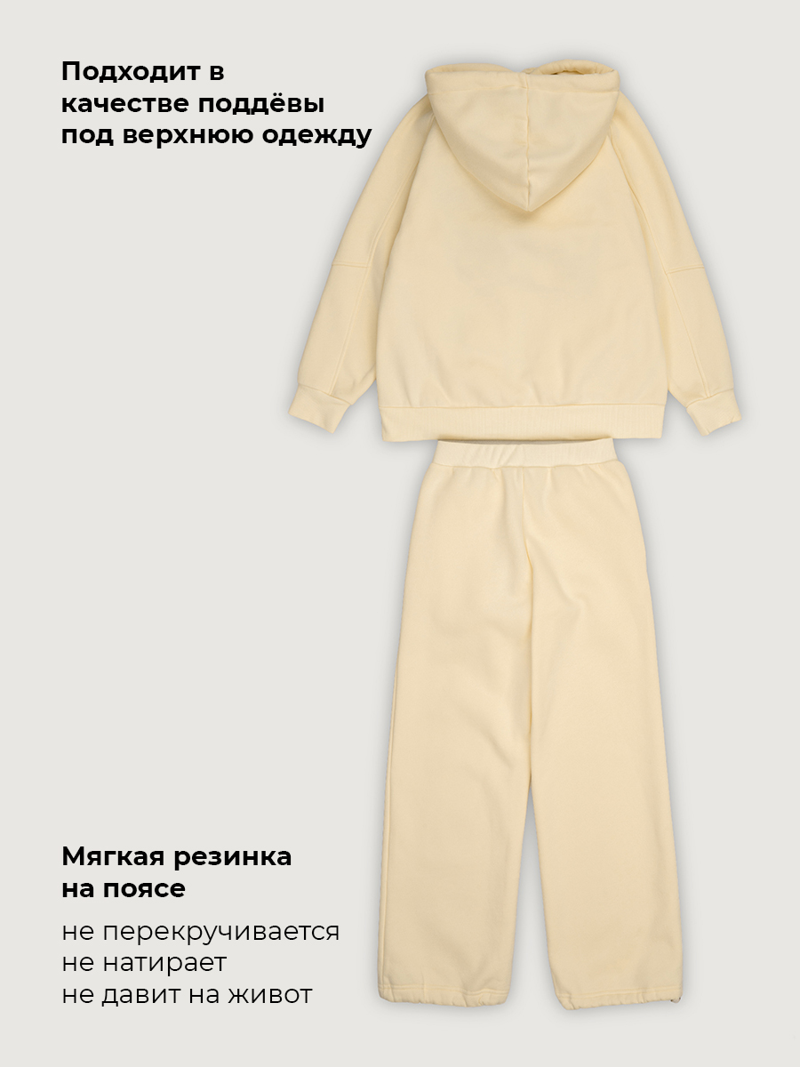 Костюм NIKASTYLE 7т12626 сливочное масло - фото 5
