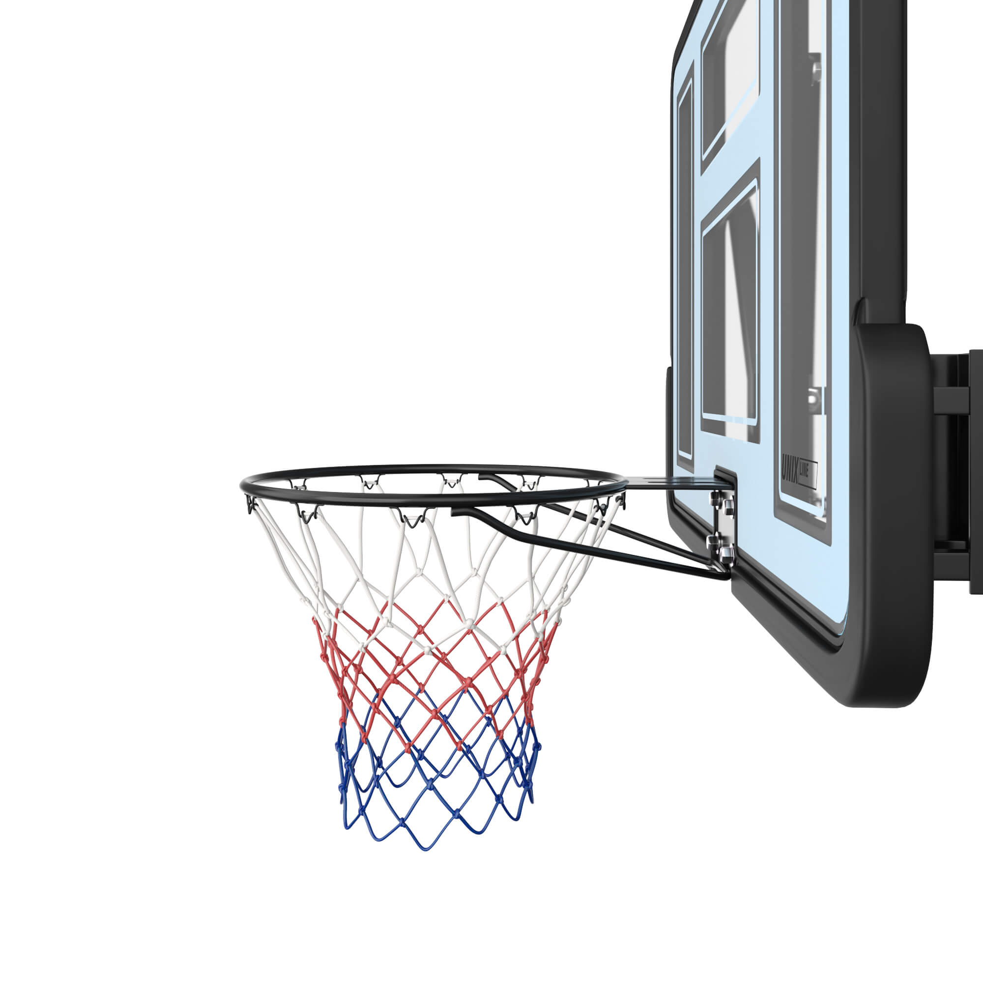 Баскетбольный щит UNIX line из ПВХ B-Backboard-PVC размер щита диаметр кольца R45 - фото 14