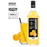 Изображение товара Сироп SPOOM Юдзу 1л для коктейлей лимонадов и десертов