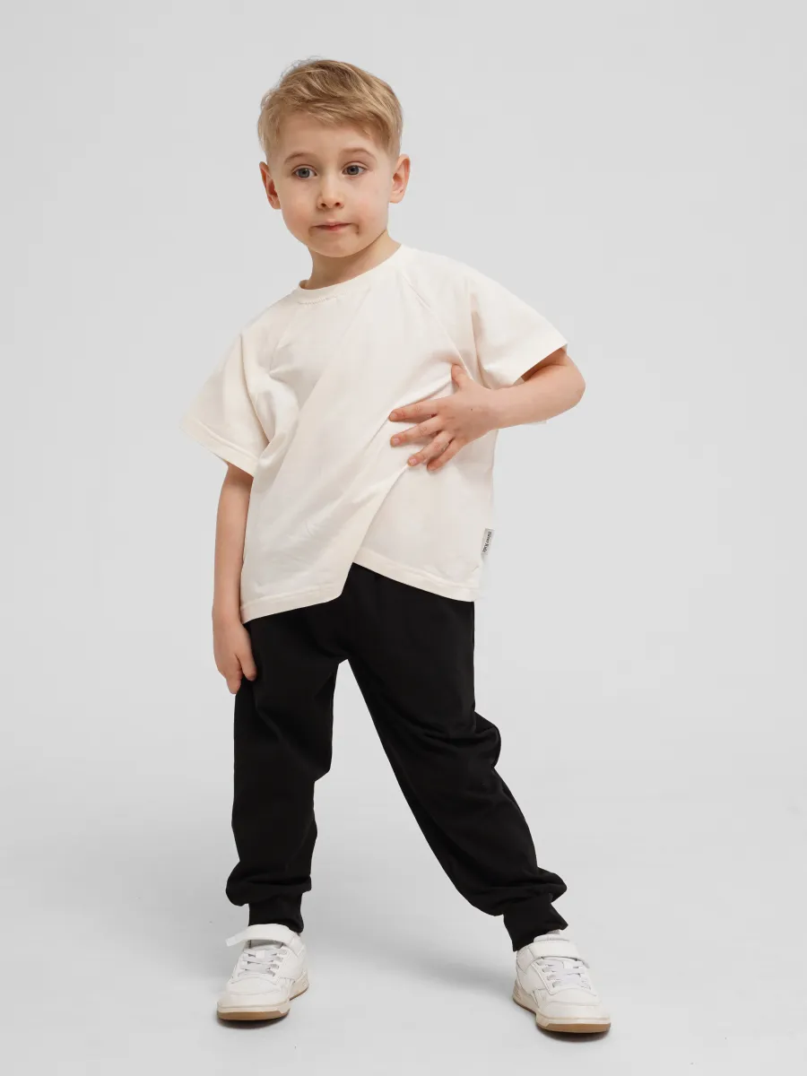 Брюки 2 шт Супер Пупс 2пр/штаны/черный/серый меланж - фото 15