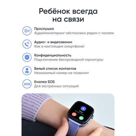 Детские смарт-часы ELARI KidGram Watch 4G