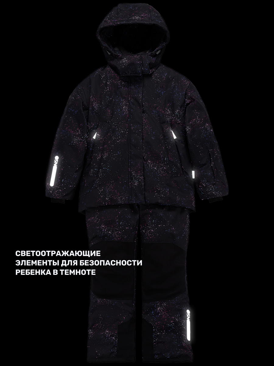 Костюм NIKASTYLE 7з6024 черный/фуксия - фото 21