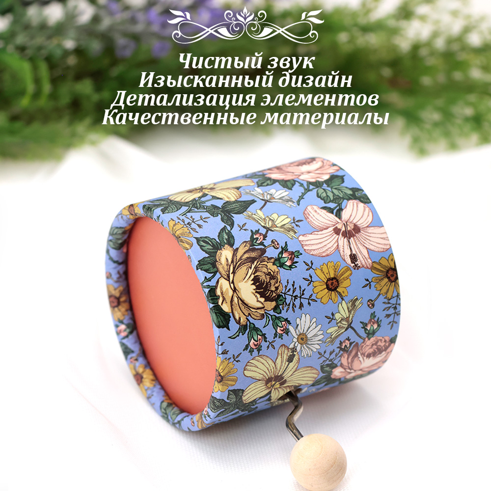 Музыкальная Шкатулка TIPTOPOLIS Шарманка оранжевая - фото 3