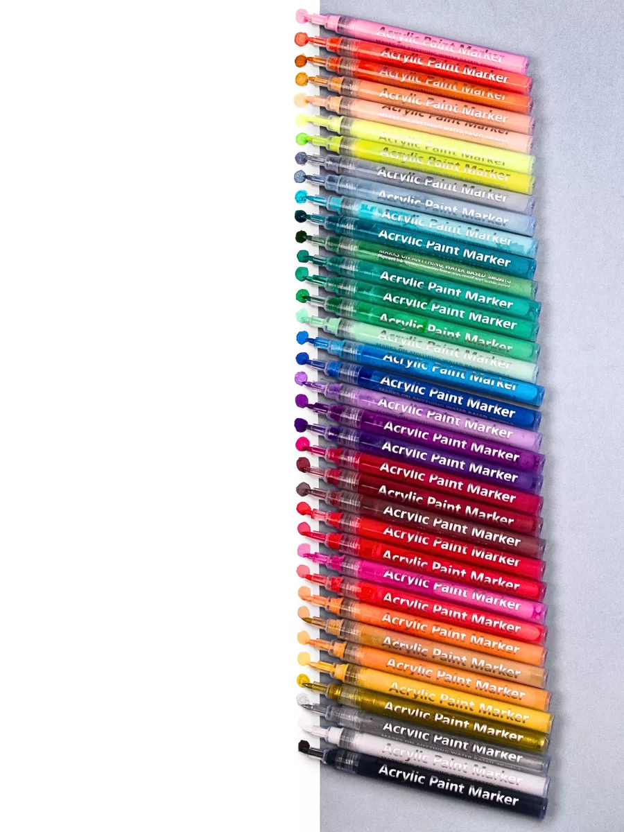 Маркеры CMGS акриловые 36 шт. - фото 16