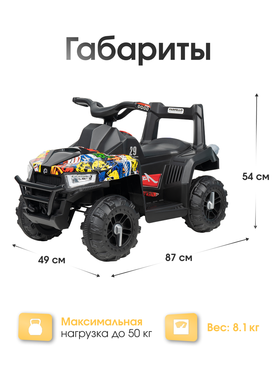 Квадроцикл Farfello SR915 С пультом ДУ - фото 6