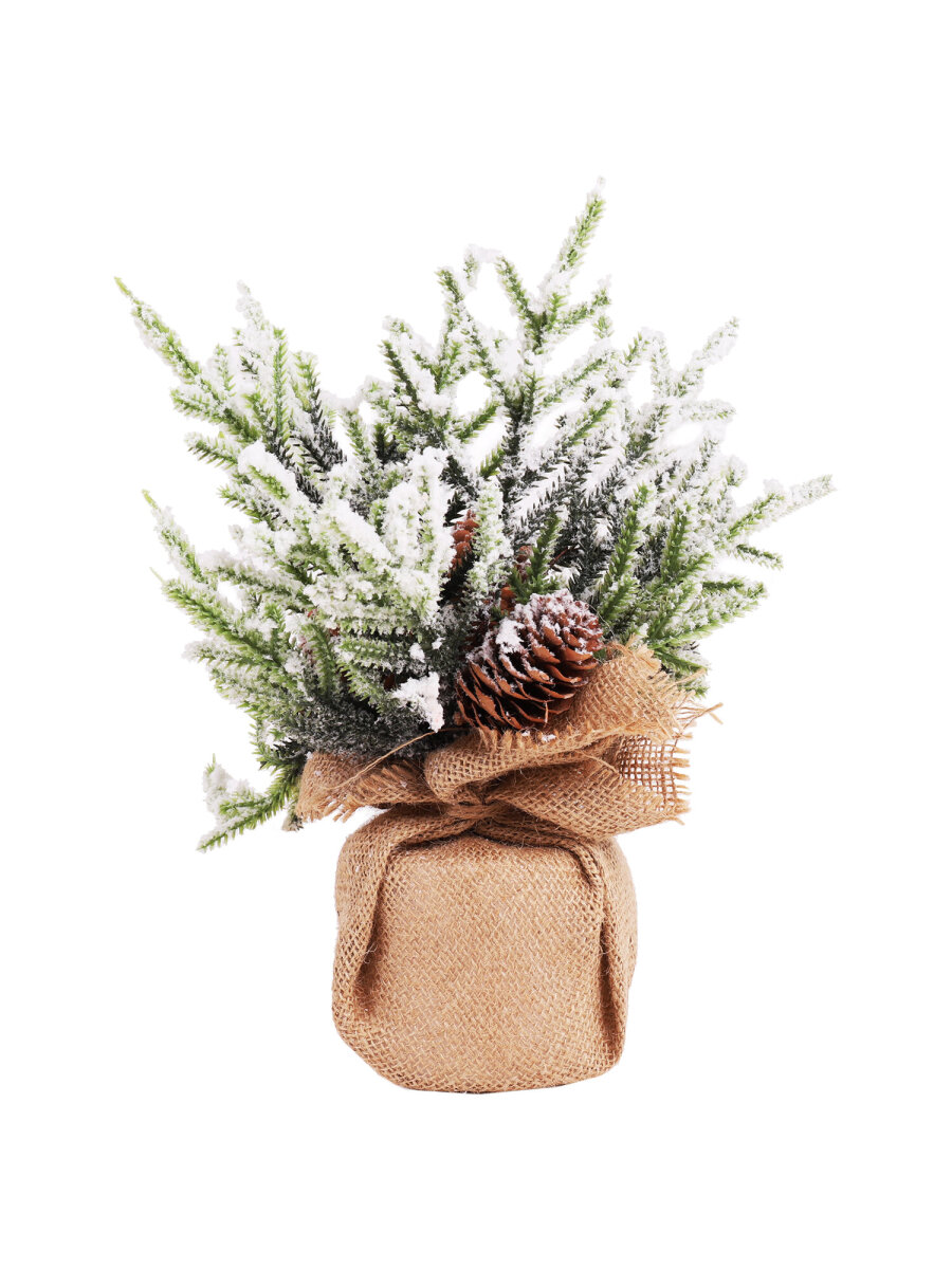 Новогодняя елка Золотая сказка ель искусственная настольная на новый год пушистая 34 см - фото 3