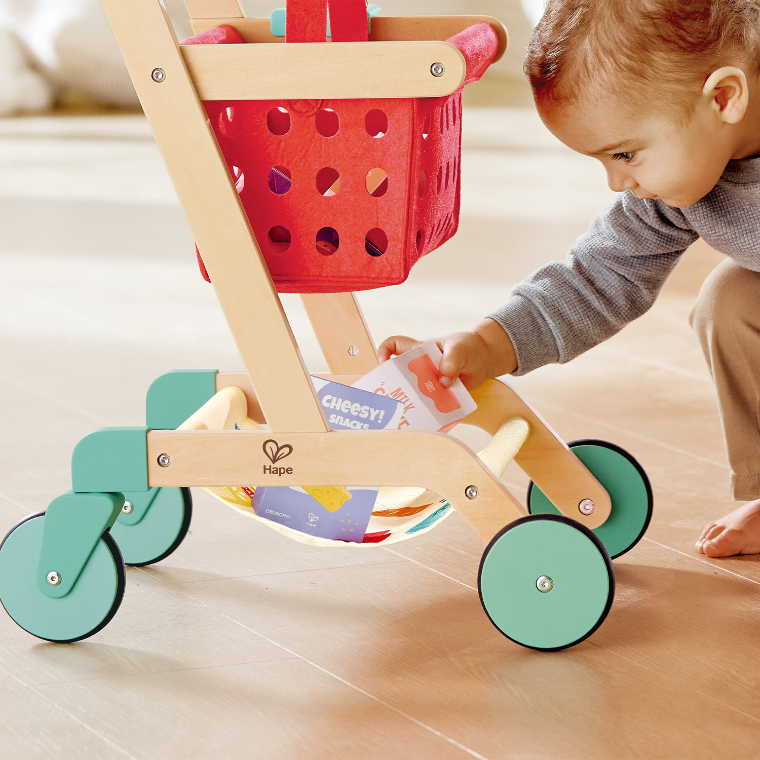 Игровой набор Hape тележки и корзинки - фото 3