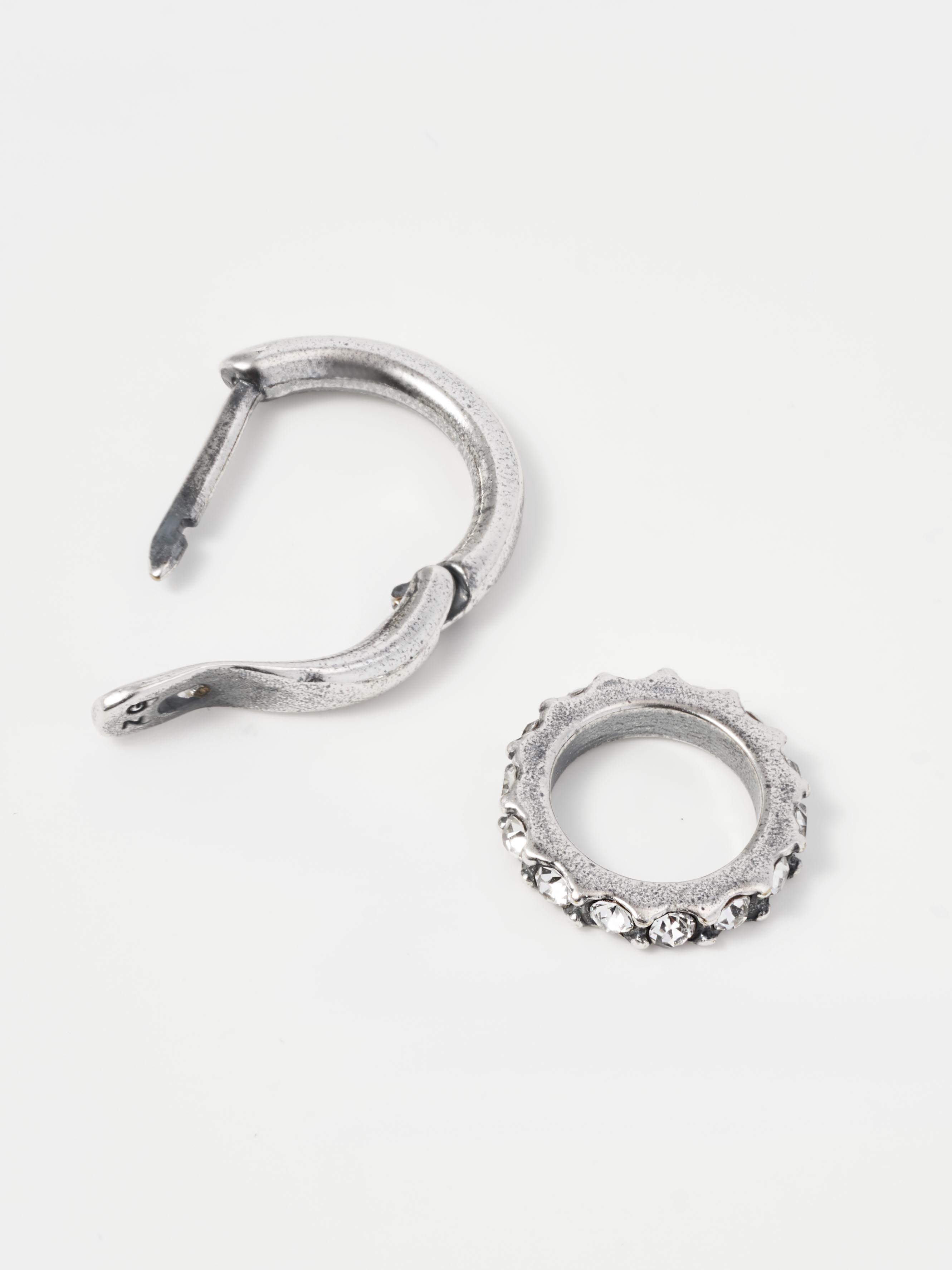 Серьги Shine and Beauty 30309-410-с-белстразы - фото 5