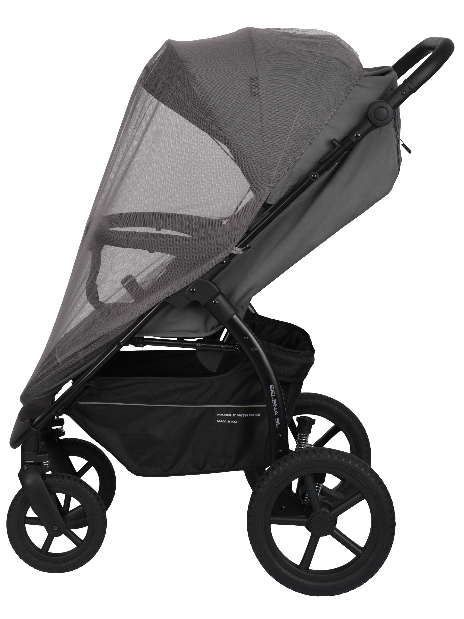 Коляска прогулочная JOVOLA Selena SL, всесезонная серый - фото 24