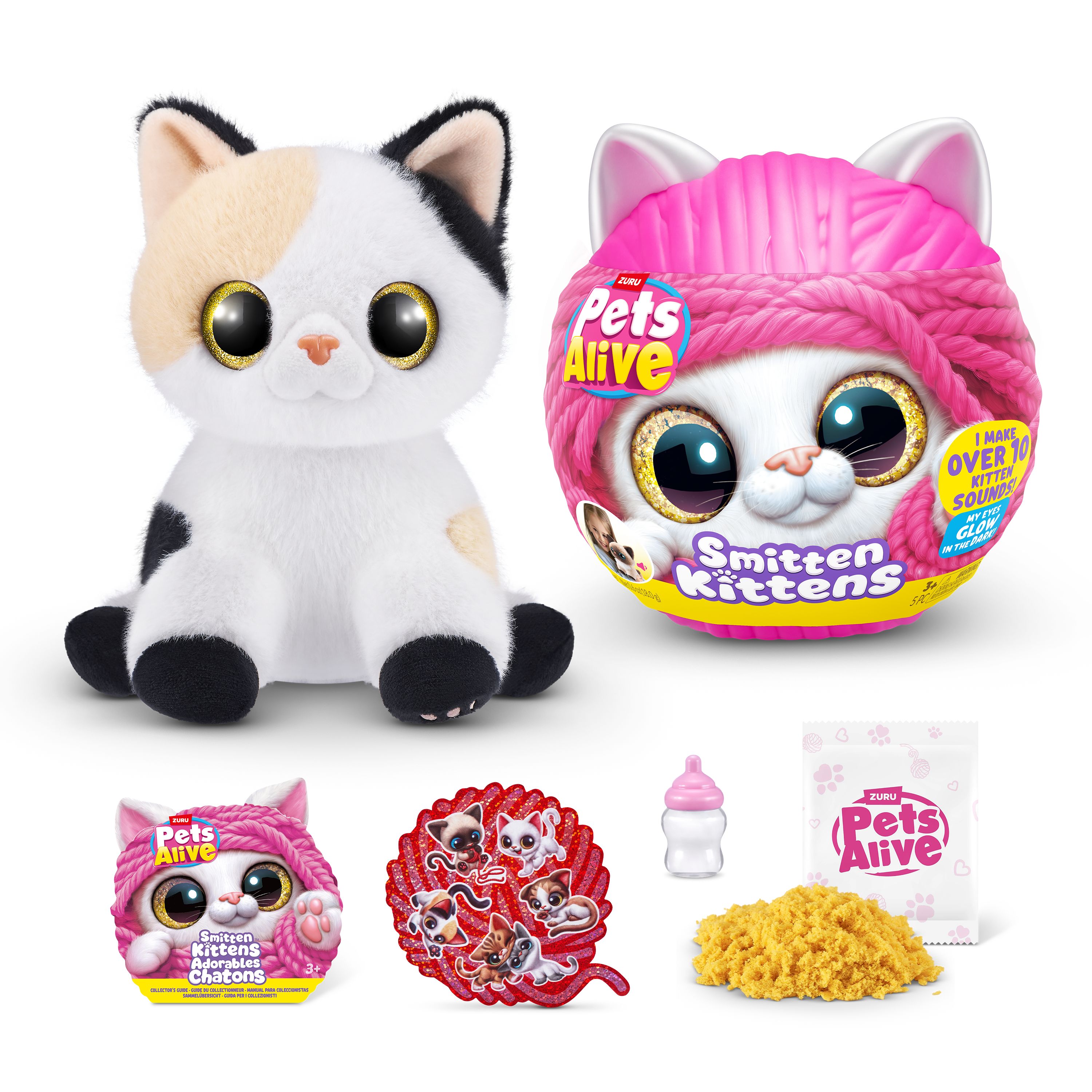 Мягкая игрушка Zuru Pets Alive Smitten Kittens - фото 16