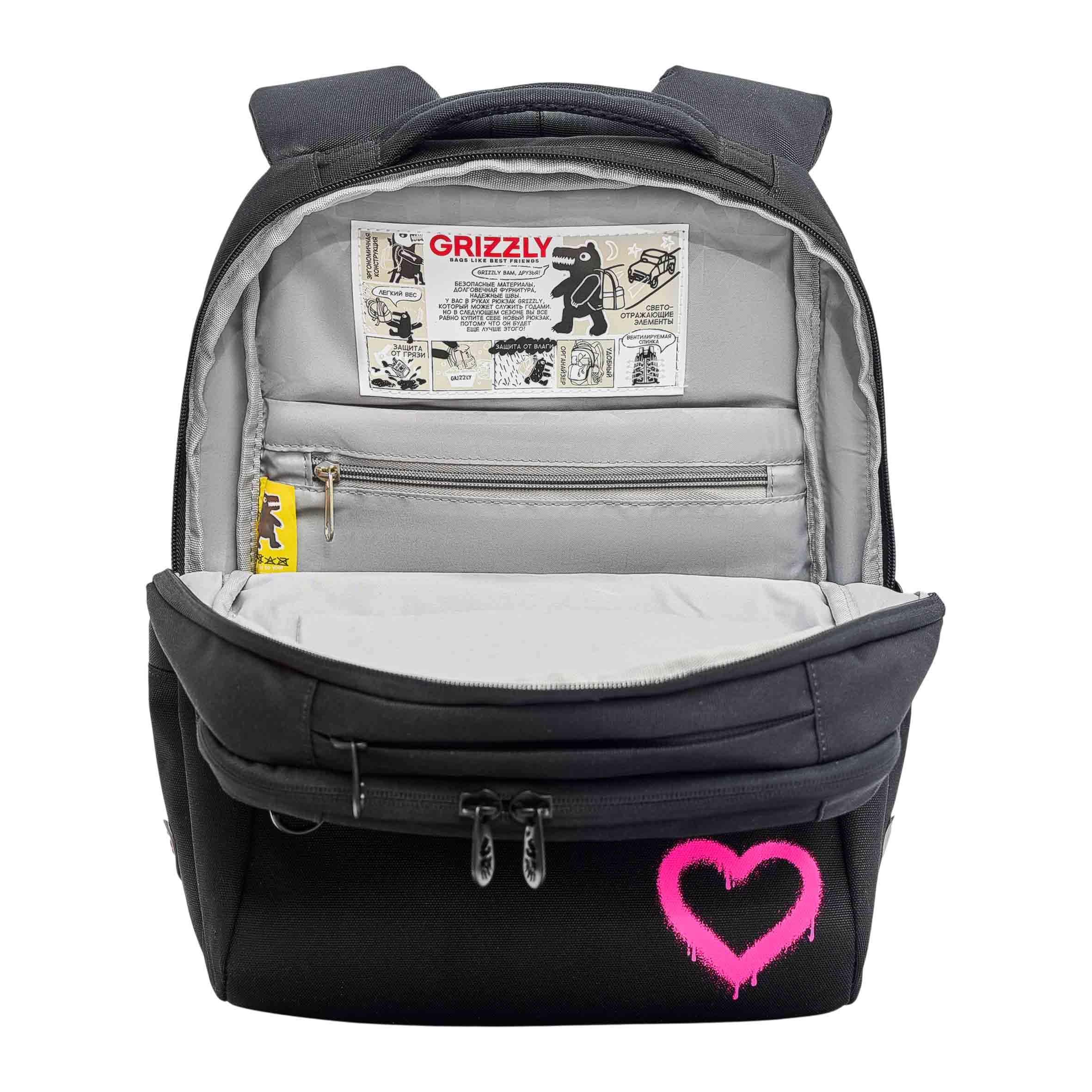 Рюкзак Grizzly для девочки - фото 4