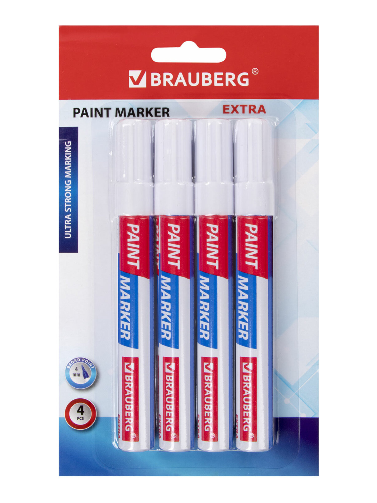 Маркеры Brauberg 4 шт. - фото 11