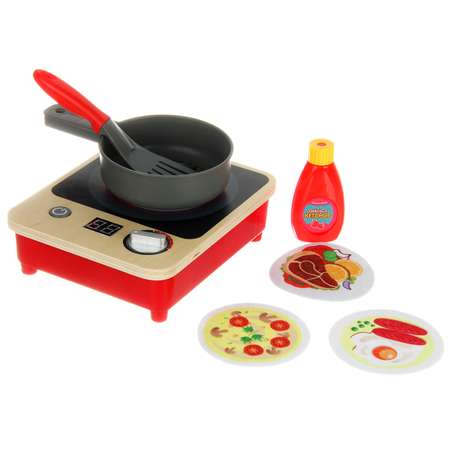 Игрушка Veld Co плита, посуда, продукты 7 предм.