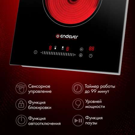 Варочная панель электрическая ENDEVER Skyline DP-62