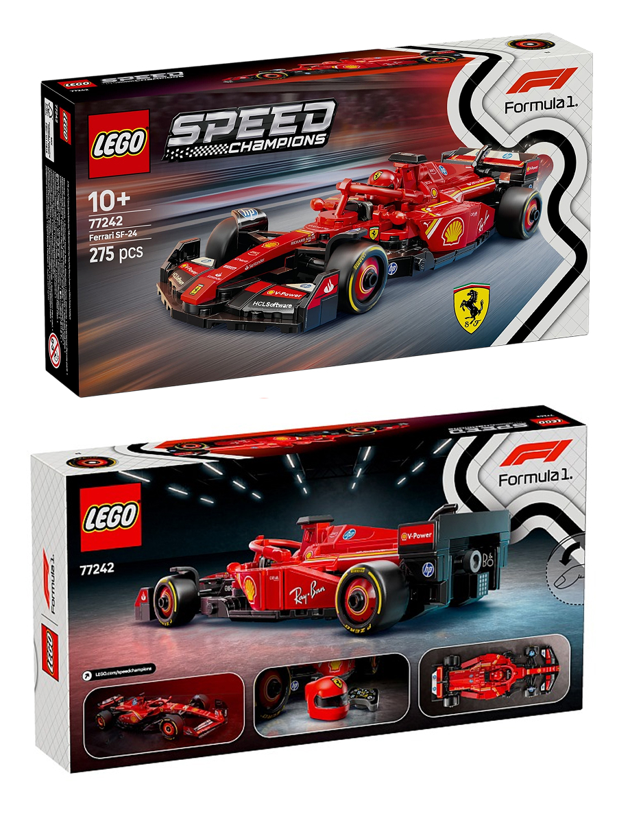 Конструктор LEGO Speed Champions 77242 Formula 1 Ferrari SF-24 275 дет. - фото 4