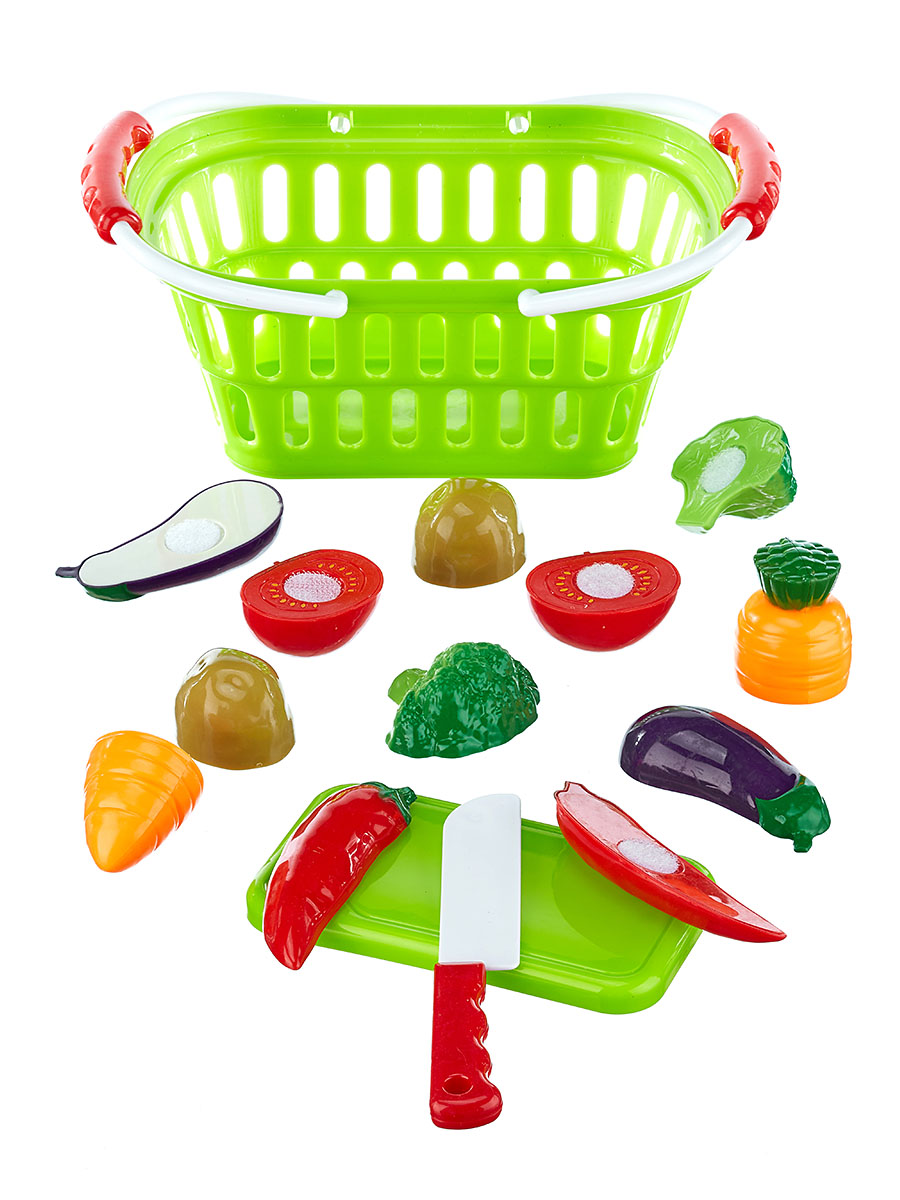 Игровой набор Donty-Tonty продукты, тележки и корзинки - фото 6