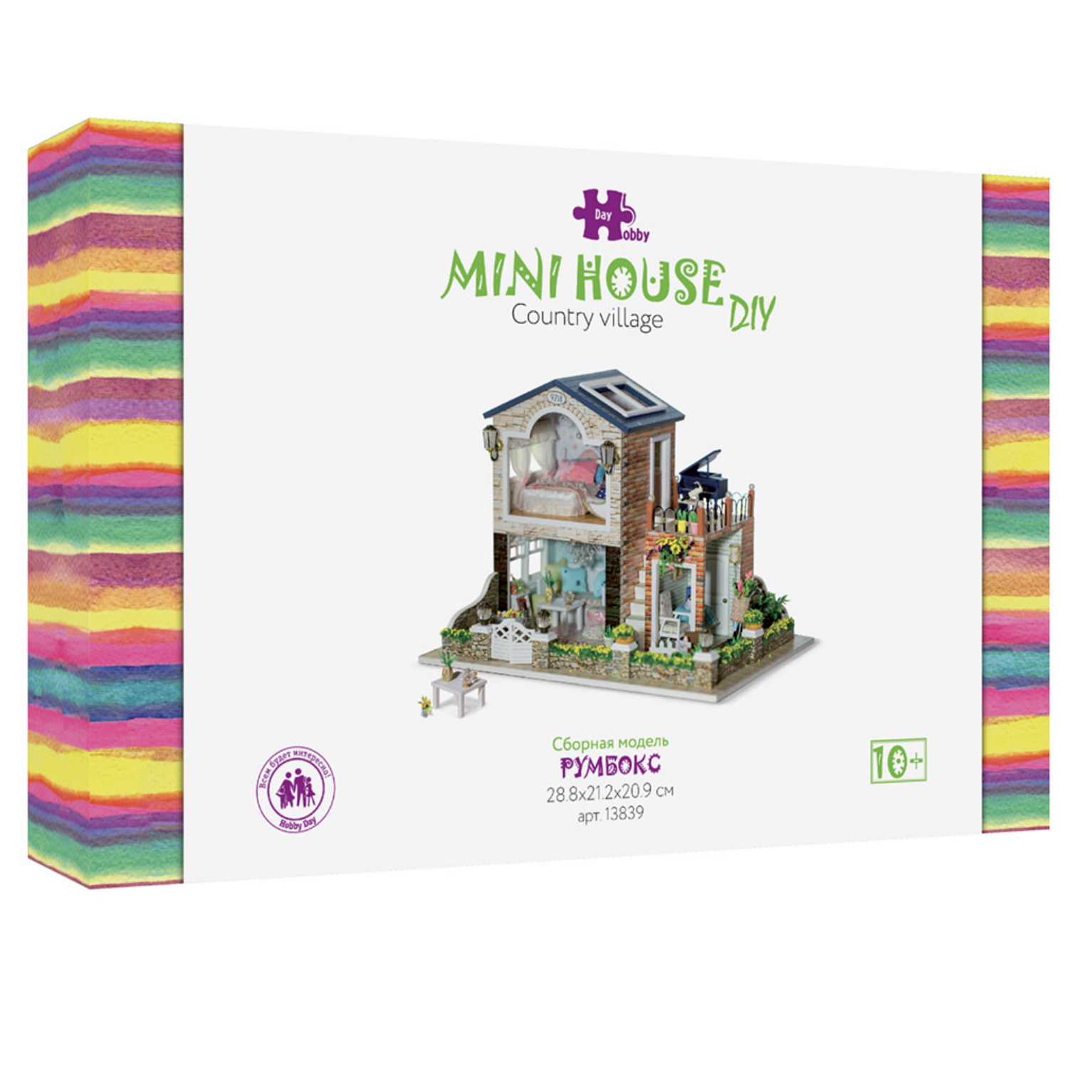 Конструктор Hobby Day Румбокс Сountry Village сборная игровая модель - фото 1