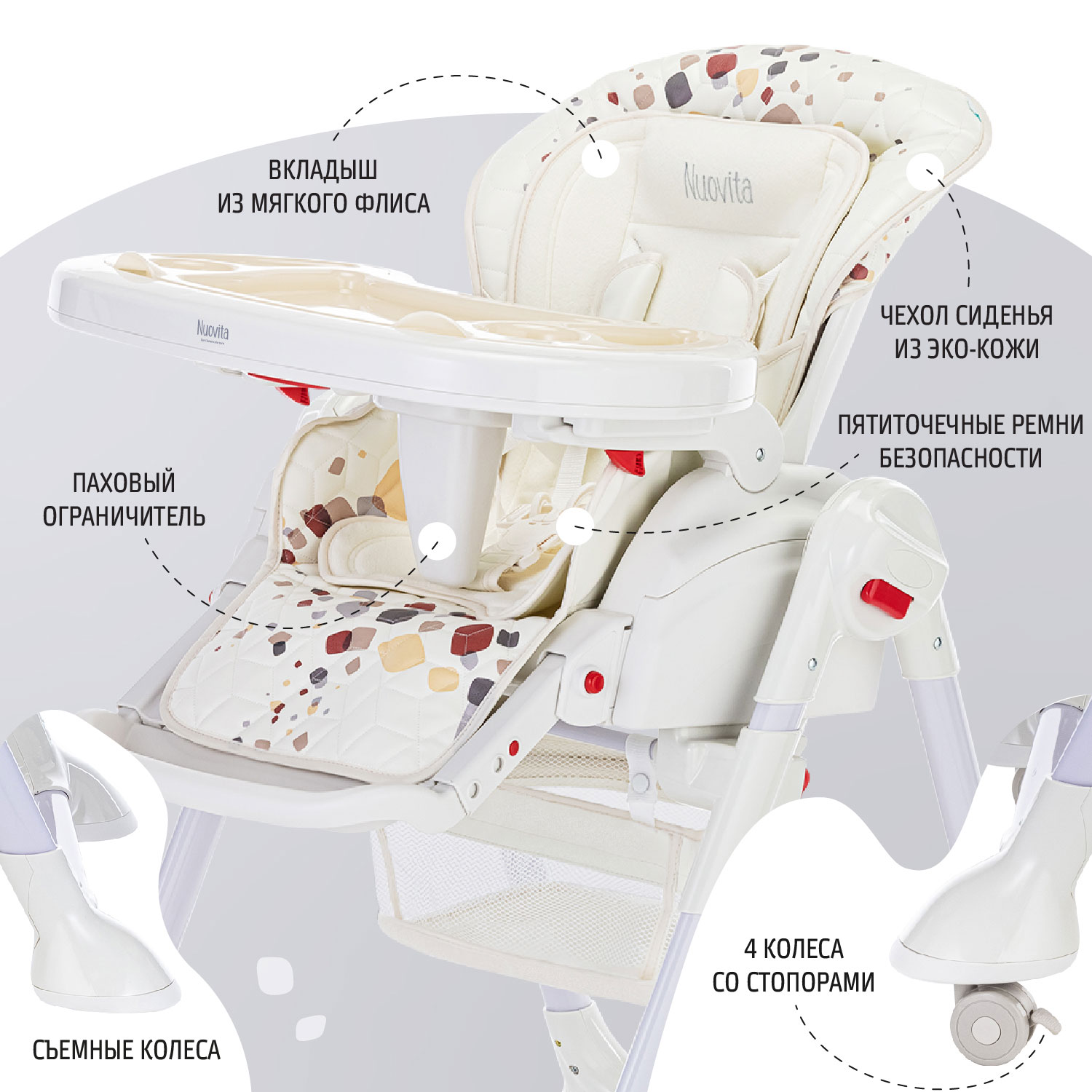 Стульчик для кормления Nuovita Tutela - фото 5