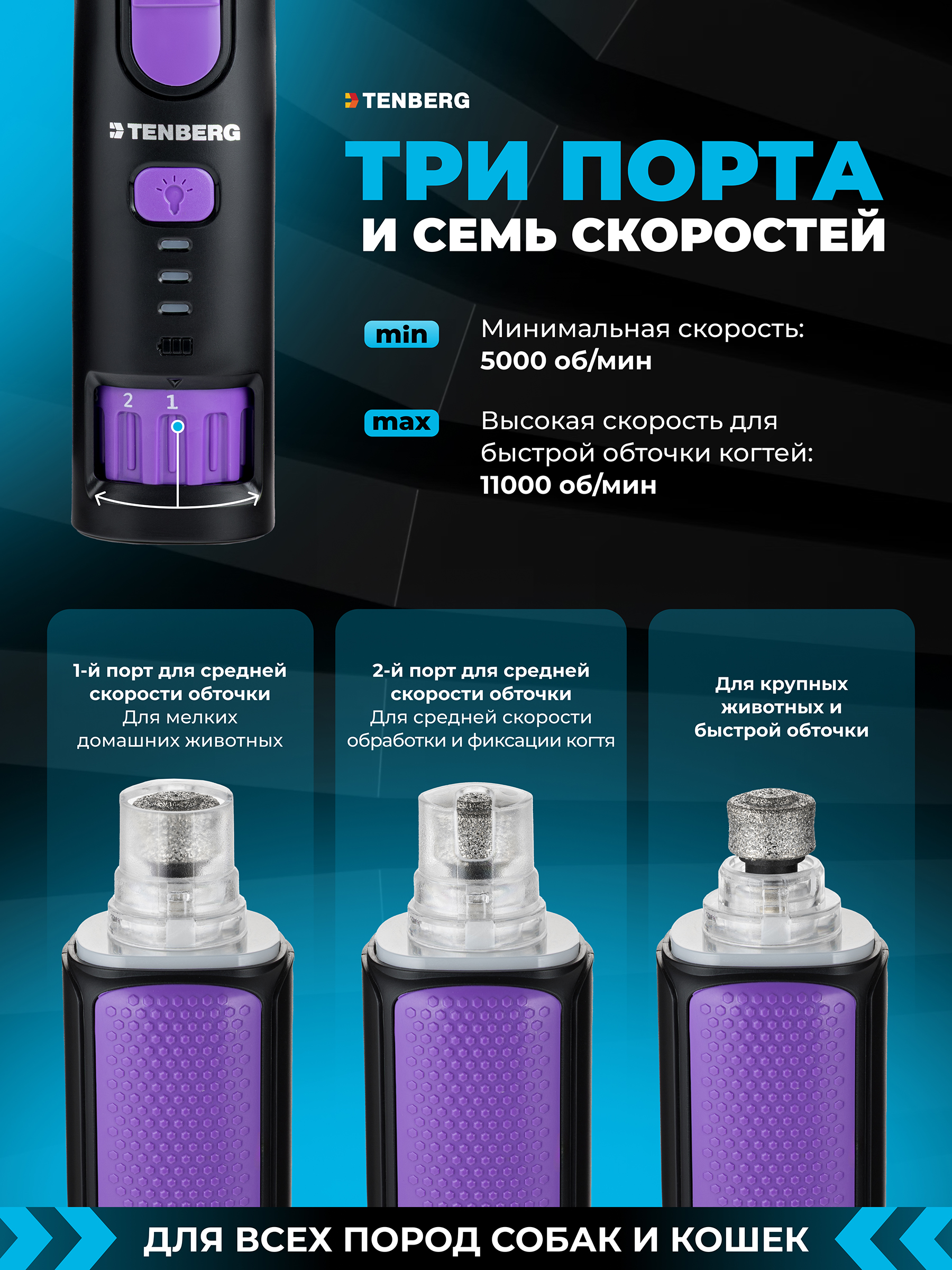 Гриндер TENBERG Axiom Purple - фото 6