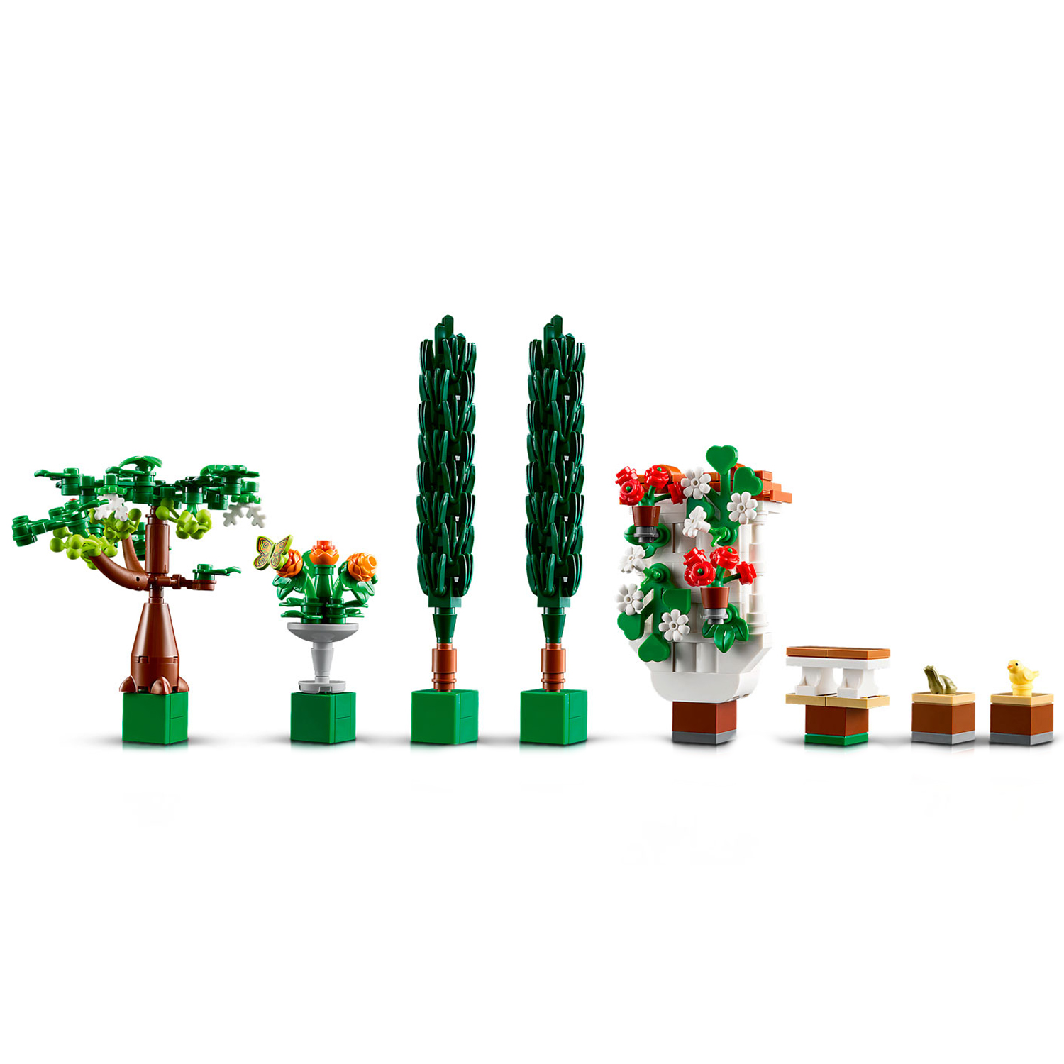 Конструктор LEGO Icons Сад с фонтаном - фото 6