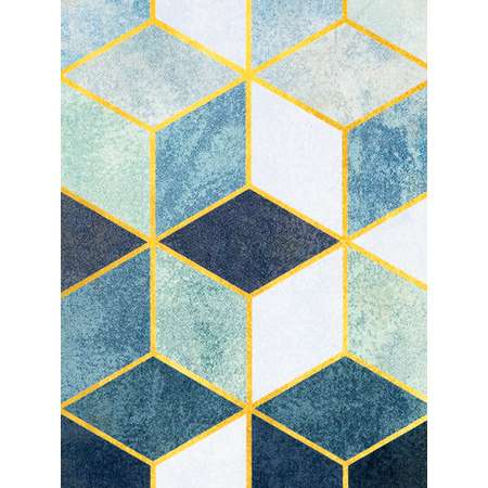 Коврик комнатный LUCKY 60x90 см зелёный жёлтый M111221
