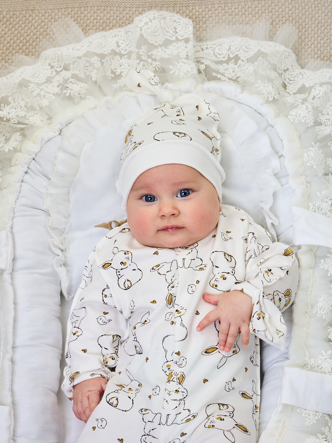 Конверт пеленальный (кокон) ТОСЯ БОСЯ белый - фото 5