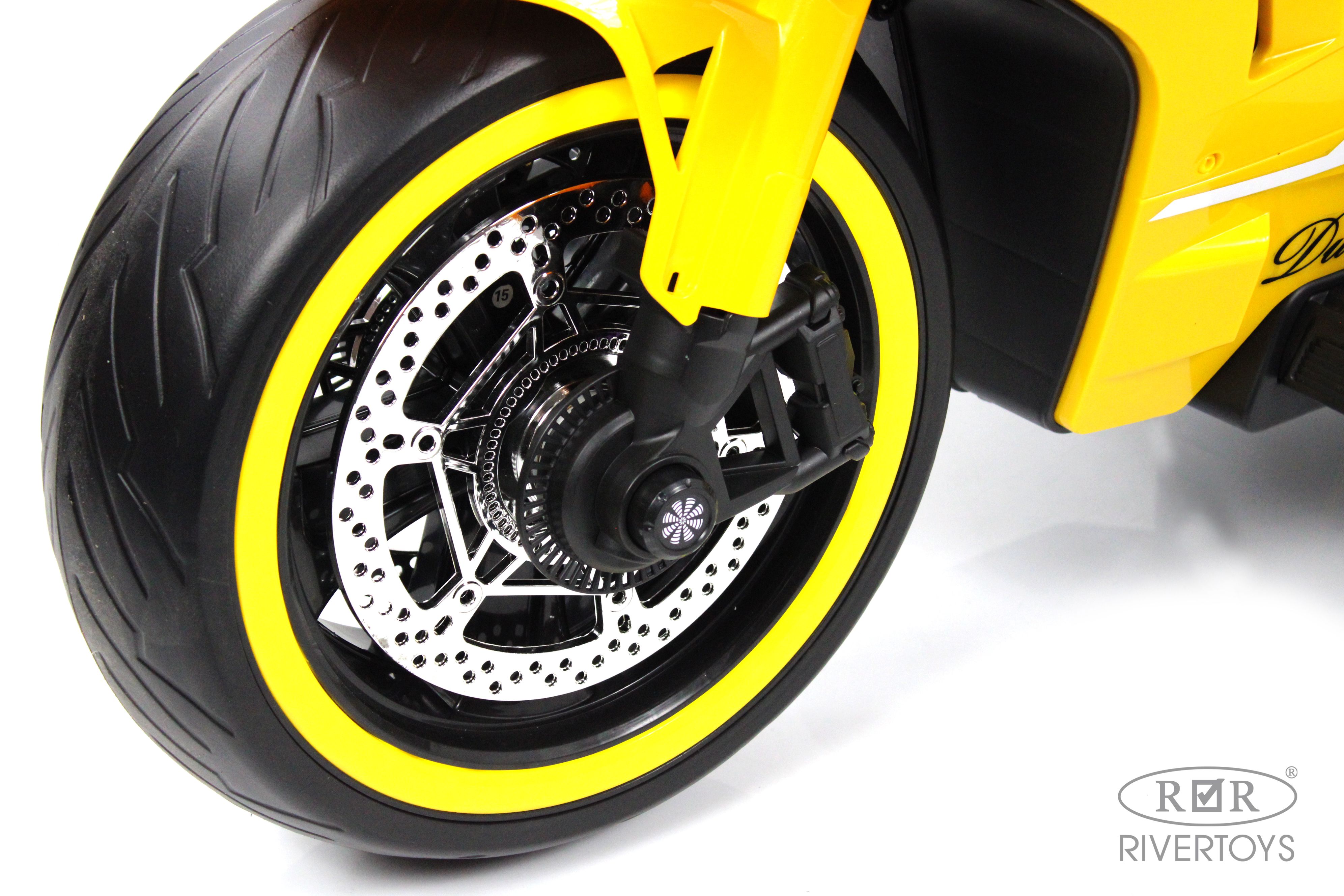 Электромотоцикл RIVERTOYS М777БХ-YELLOW - фото 13