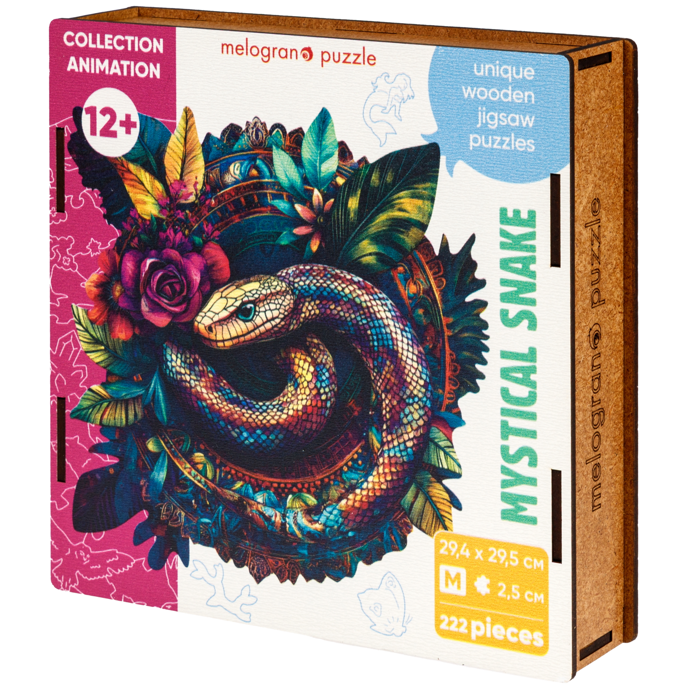 Пазл Melograno puzzle деревянный - фото 5