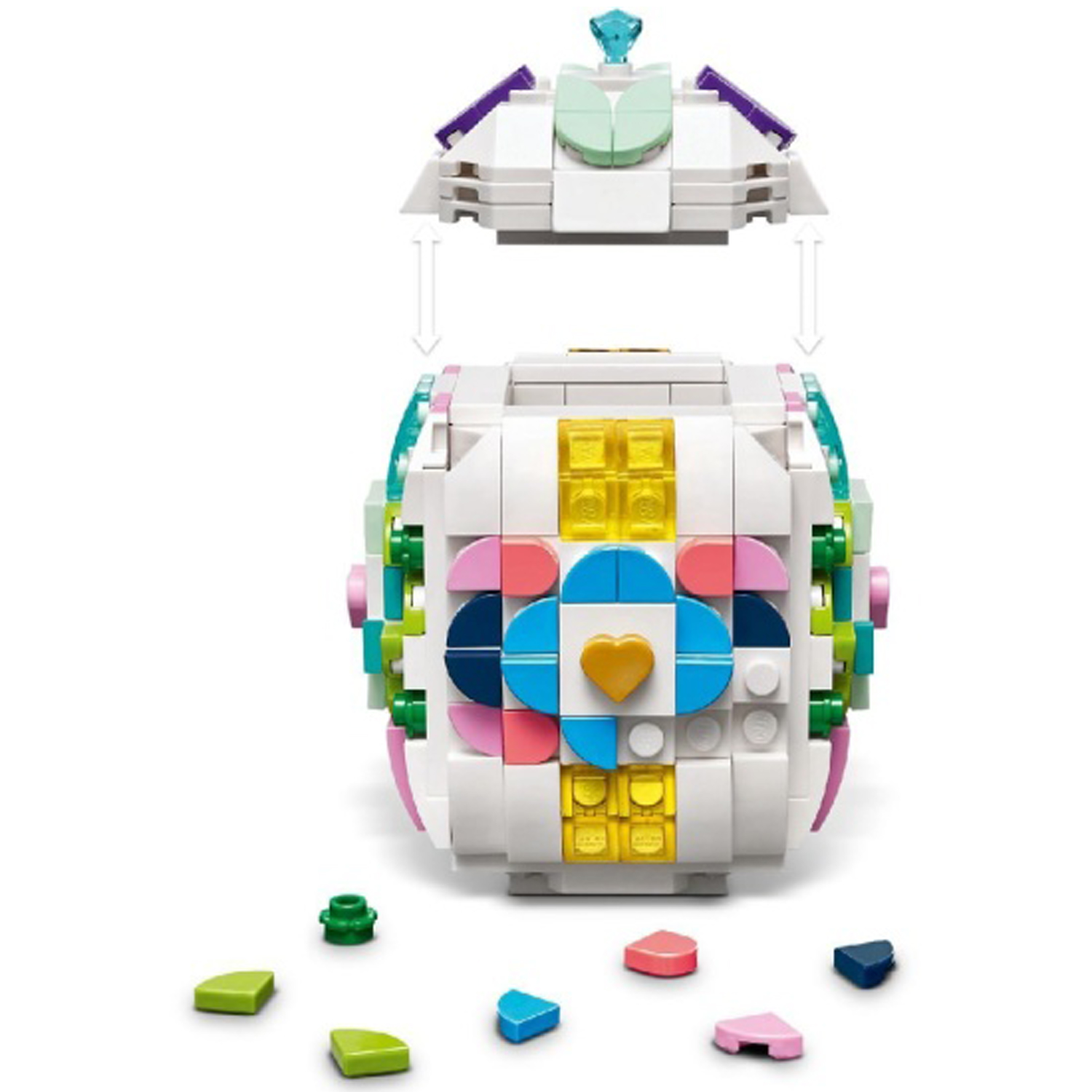 Конструктор LEGO Icons Декоративное пасхальное яйцо 386 дет. - фото 7