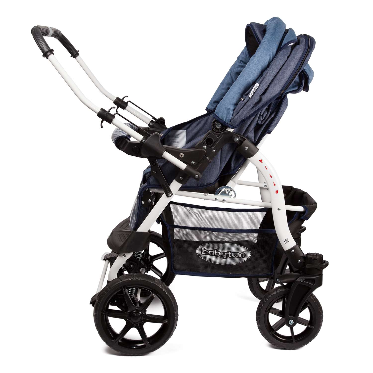 Коляска трансформер Babyton Pillo OX Dark Blue - фото 9