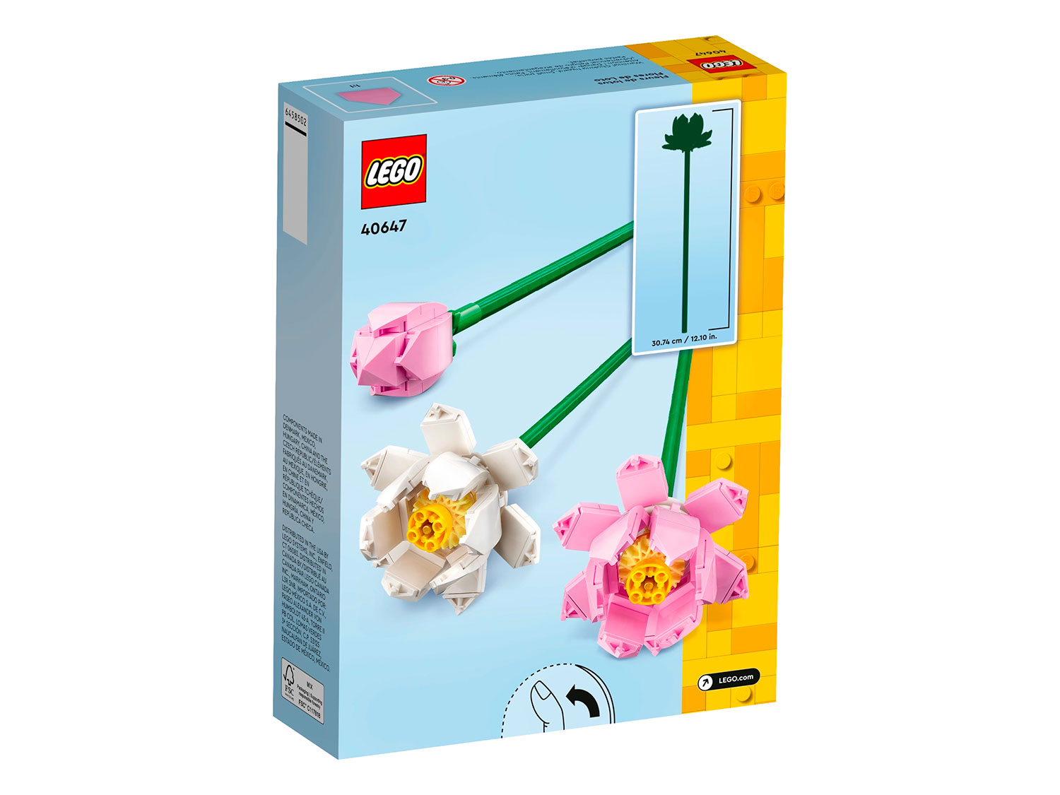 Конструктор LEGO Botanicals Цветы лотоса 220 дет. - фото 3