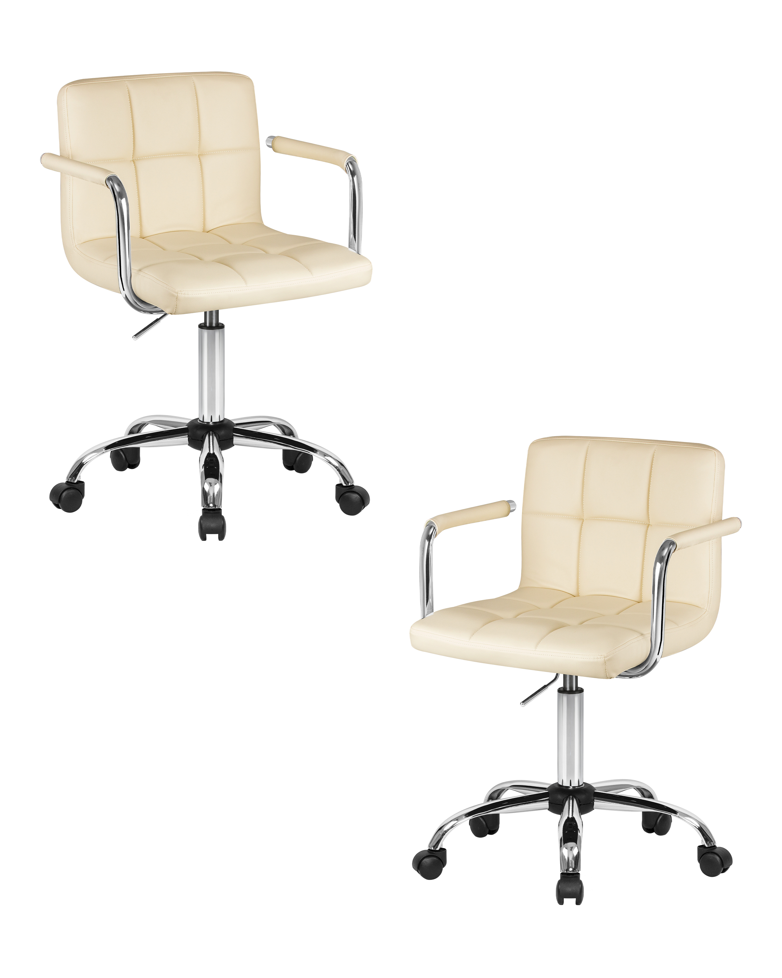Офисное кресло DOBRIN кремовый - фото 1