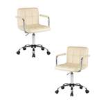 Офисное кресло DOBRIN кремовый