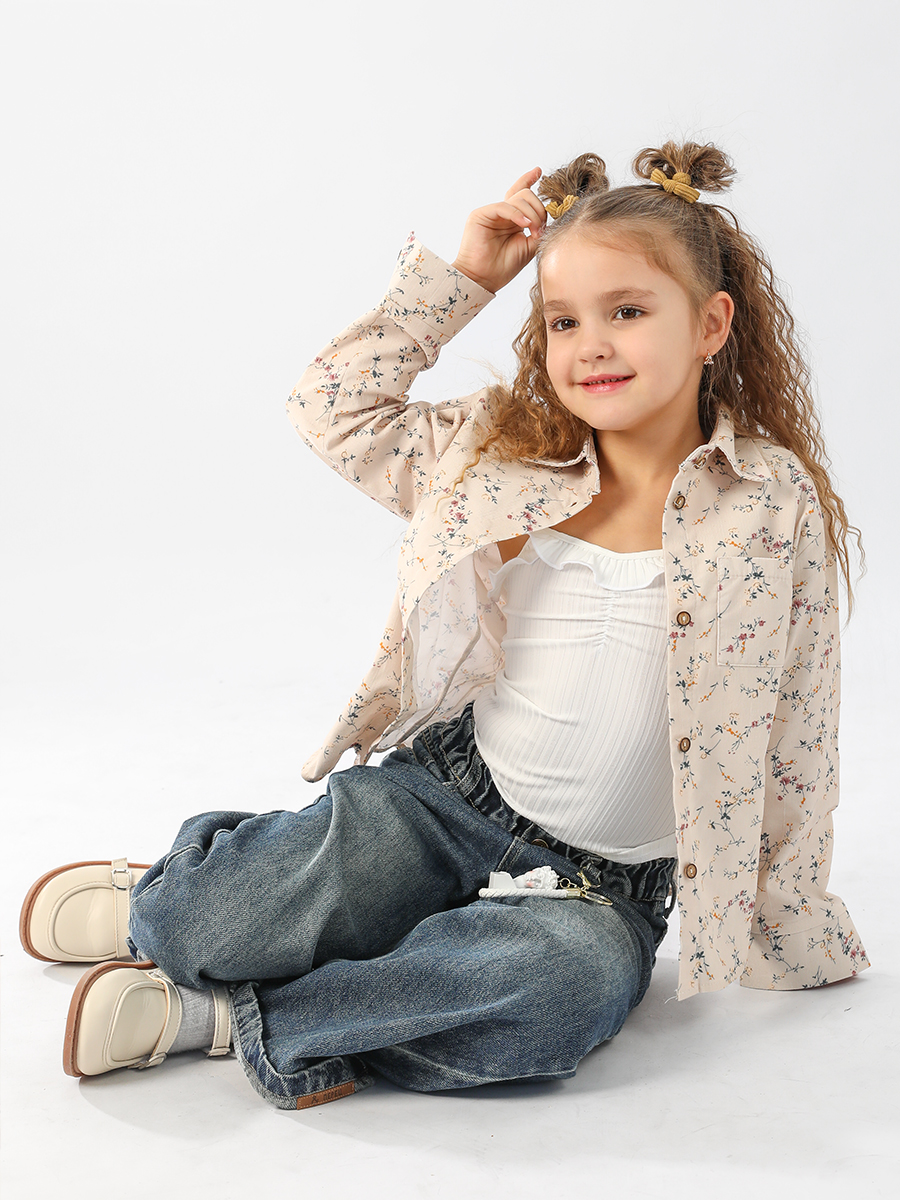 Рубашка Соль и Перец SP1511/кремово-голубой - фото 12