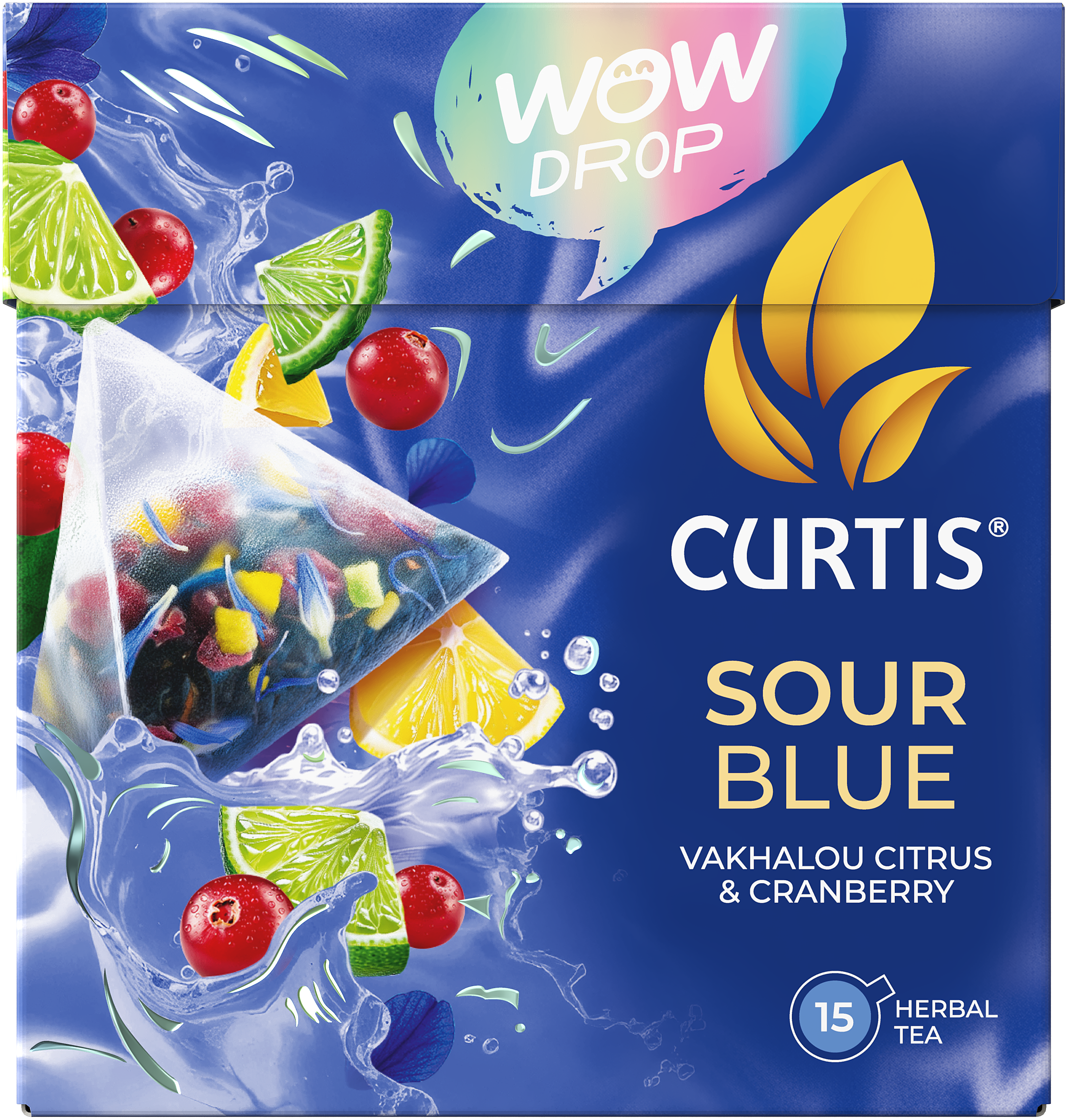 Чай в пакетиках Curtis Sour Blue - фото 2