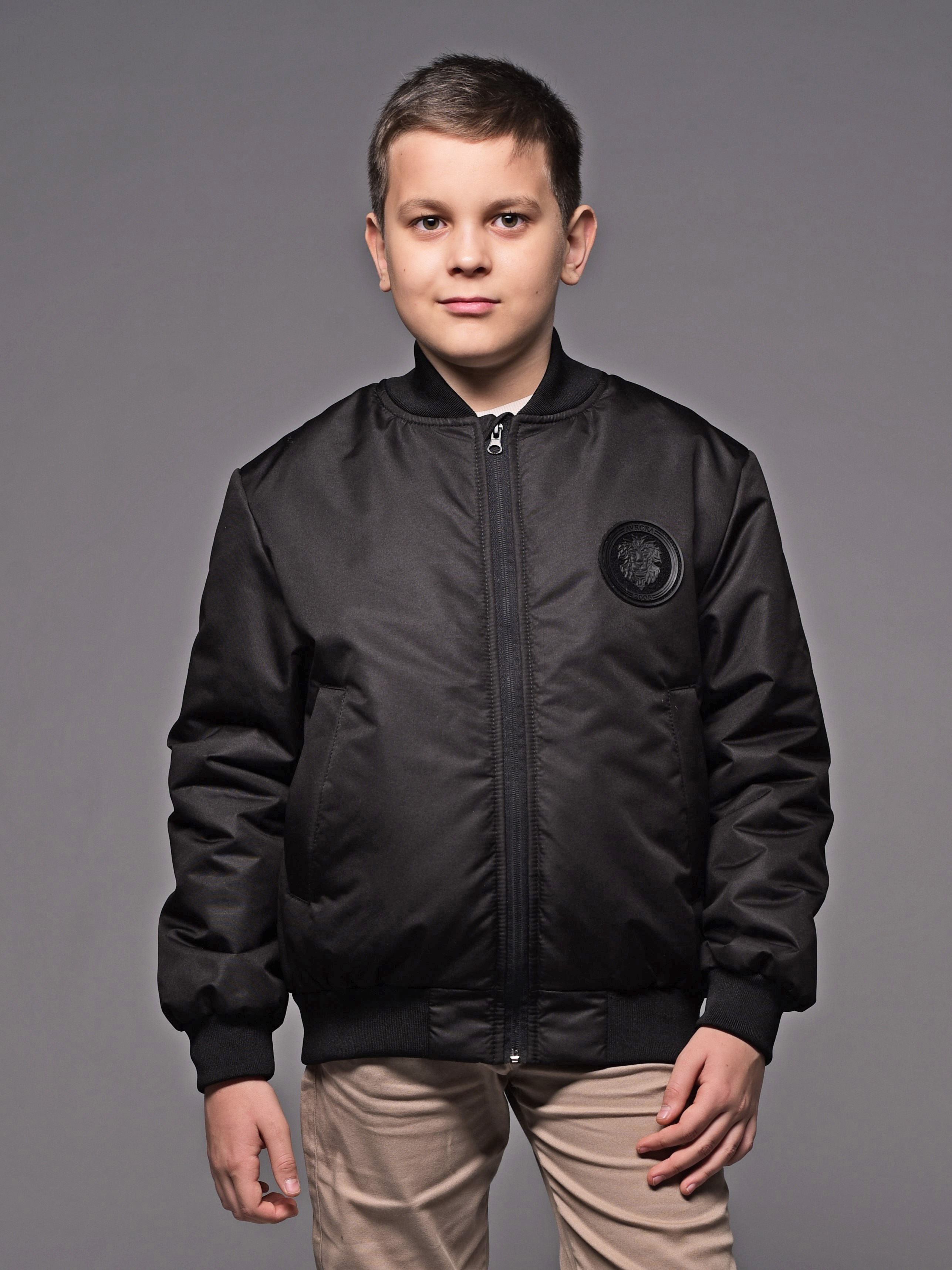 Бомбер Аврора 1039-М/черный - фото 2