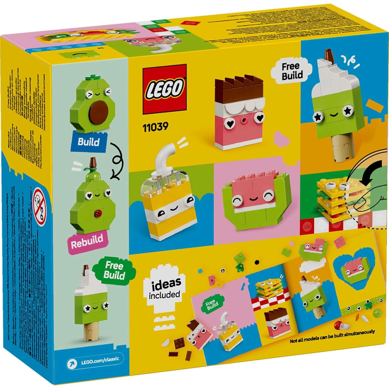 Конструктор LEGO Classic Креативная еда 150 дет. - фото 4