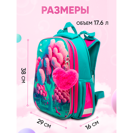 Ранец ПАНДАРОГ Розовые деревья