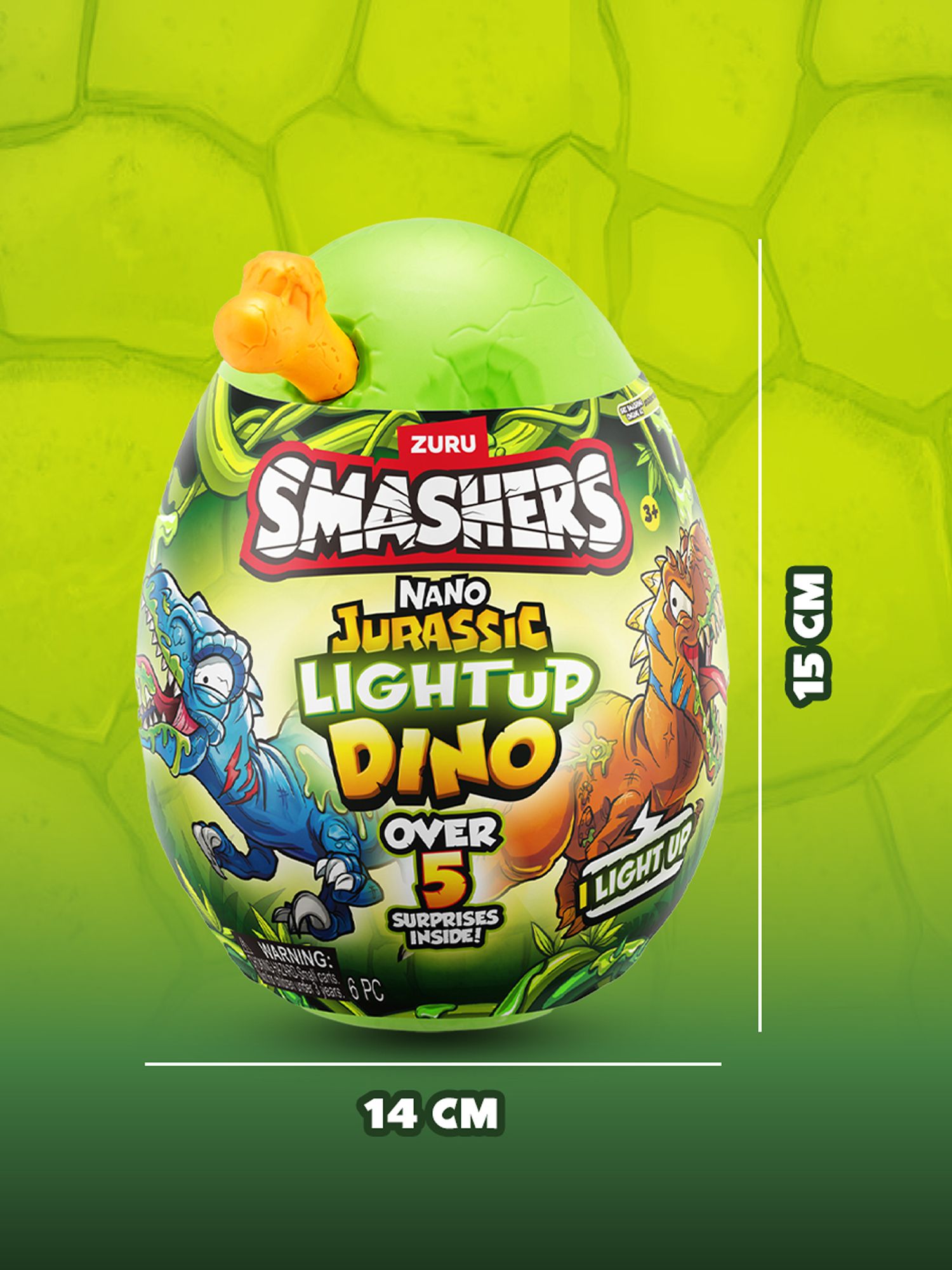 Игровой набор Zuru Smashers Jurassic Nano Egg - фото 3