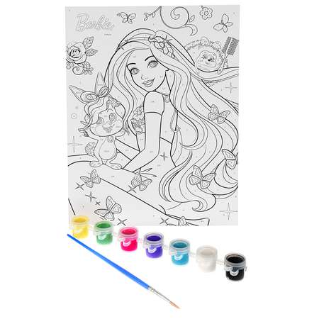 Картина по номерам МультиАРТ Barbie