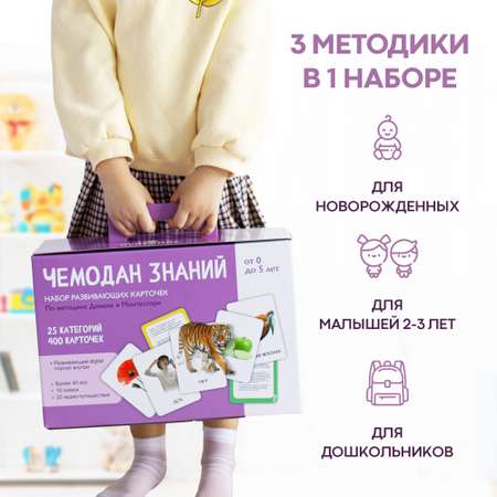 Набор развивающих карточек ПупсВиль Чемодан знаний Домана